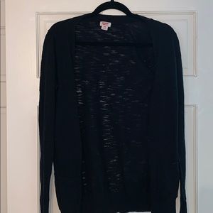 Black cardigan